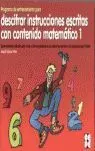 Programa de Entrenamiento para Descifrar Instrucciones Escritas con Contenido Matematico