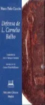 Defensa de L. cornelio Balbo. (Autores Latinos)