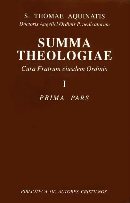 Summa Theologiae. I: Prima Pars
