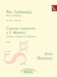 Per L'esperança - Cadenza Homenaje a Mompou