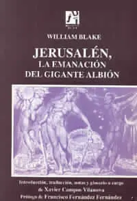 Jerusalen, la Emanación del Gigante Albión