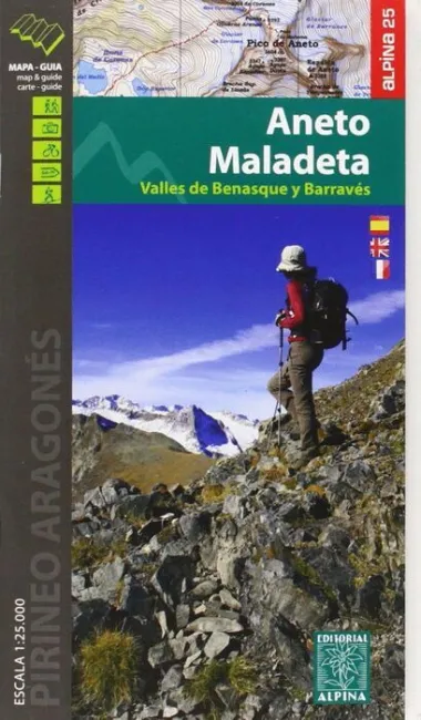 Aneto - Maladeta. Mapa Guia