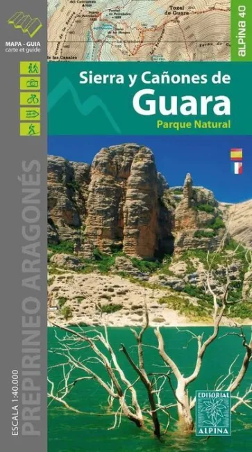 *** 018 Sierra y Cañones de Guara -Mapa Guia