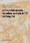 Incapacidad Sucesoria del Confe