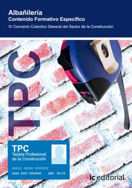 Tpc - Albañilería. Contenido Formativo Específico