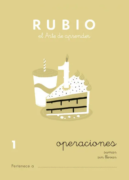 N1 Rubio Operaciones Sumas sin Llevar 1