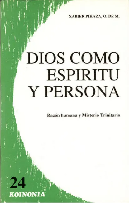 Dios Como Espã?Â­ritu y Persona
