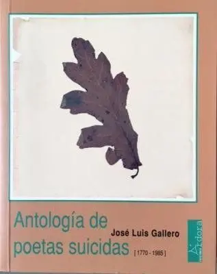 Antologia de Poetas Suicidas 1770 1985