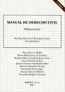 Manual de Derecho Civil. Derecho de Obligaciones.