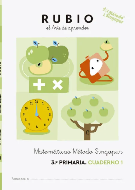 Matemáticas Método Singapur 3. º Primaria Rubio