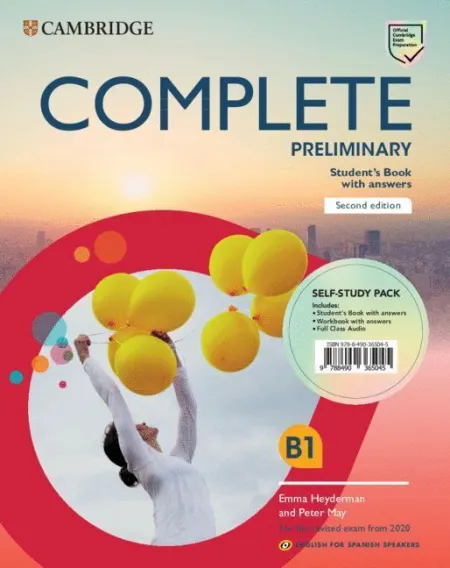 019 Complete Preliminary Self Pack Students Workbook With Key And Full Class Audio (