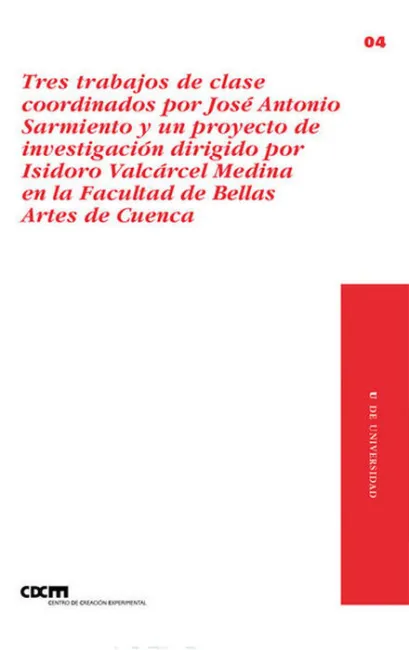 Tres Trabajos de Clase Coordinados por Josã?Â© Antonio Sarmiento y un Proyecto Deinvestigaciã?Â³N Dirigido