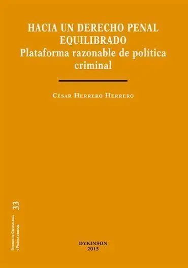 Hacia un Derecho Penal Equilibrado
