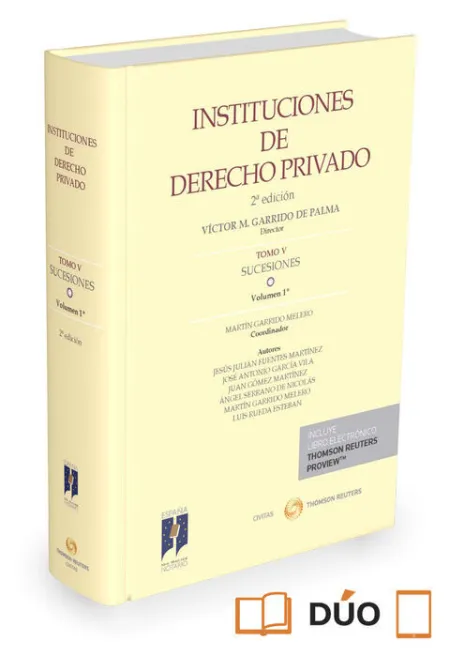 016 T5 Vol1 Instituciones Derecho Privado: Sucesiones