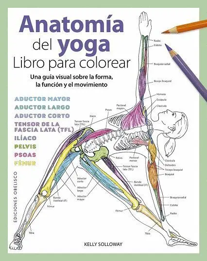 Anatomia del Yoga. Libro para Colorear