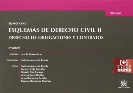 T35 Esquemas de Derecho Civil Ii: Derecho de Obligaciones y Contratos (Xxxv)