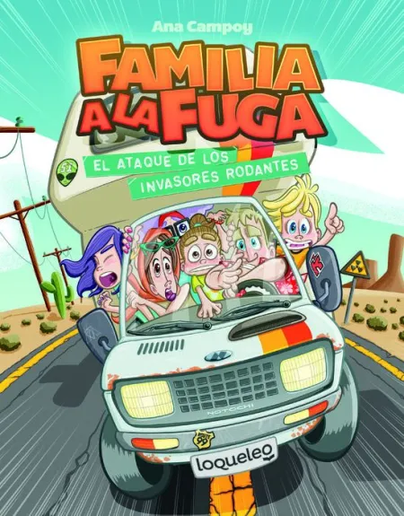 El Ataque de los Invasores Rodantes. Familia a la Fuga