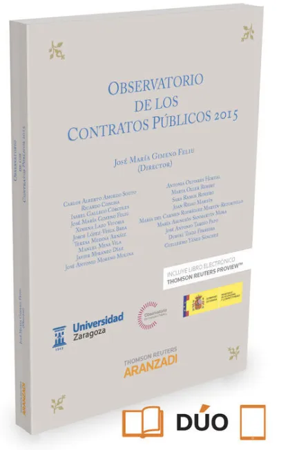 Observatorio de los Contratos Públicos 2015