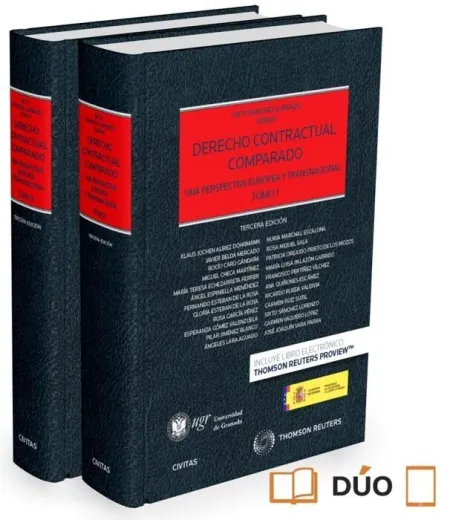 2Vols Derecho Contractual Comparado. Una Perspectiva Europea y Transnacional