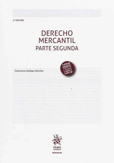 017 Derecho Mercantil. Parte Segunda 2ª Ed.