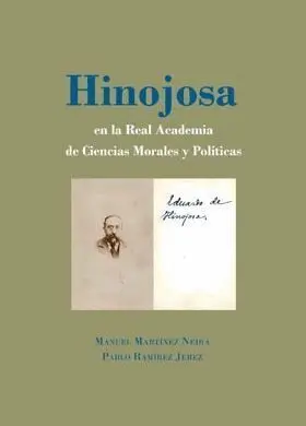 Hinojosa en la Real Academia de Ciencias Morales y Politicas
