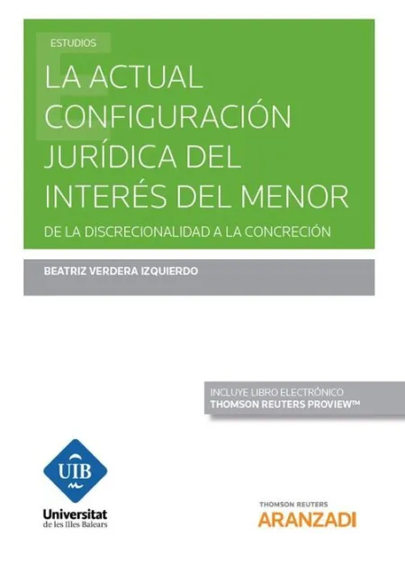 La Actual Configuración Jurídica del Interés del Menor (Papel + E-Book)