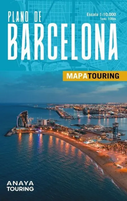 024 Plano de Barcelona. Mapa Touring 1:10000