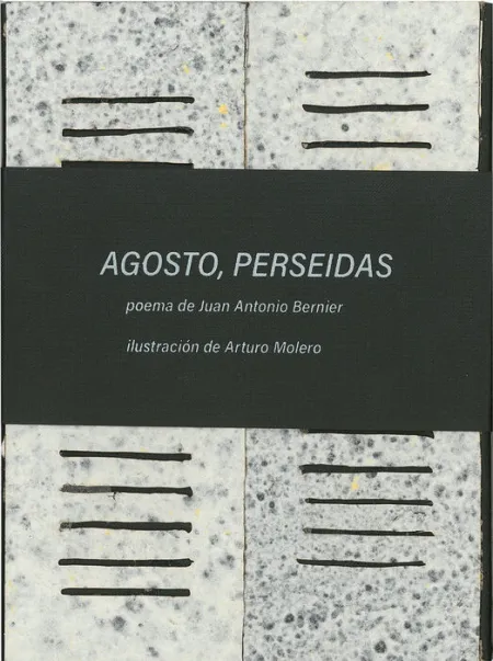 Agosto, Perseidas. Libro de Artista