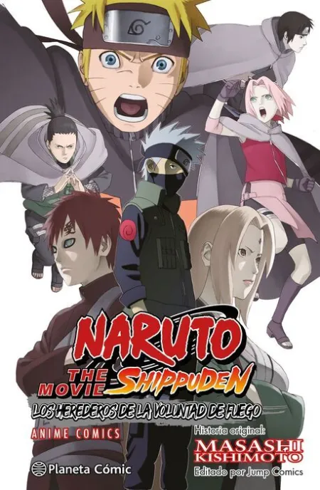 Naruto Shippuden Anime Comic los Herederos de la Voluntad de Fuego