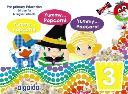 022 3Años Glob Yummy... Popcorn! Age 3