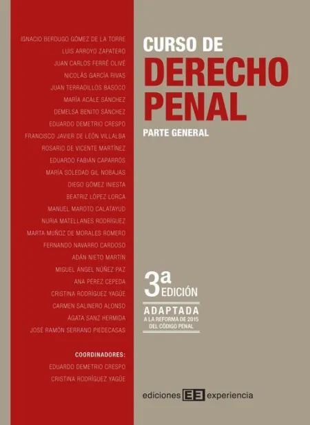 017 Curso de Derecho Penal. Parte General 3ª Ed.