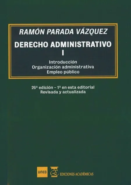 018 T1 Derecho Administrativo 26 Edicion.