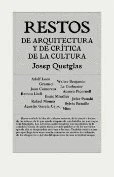Restos de Arquitectura y Crítica de la Cultura