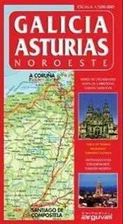 Mapa Galicia-Asturias (Noroeste)