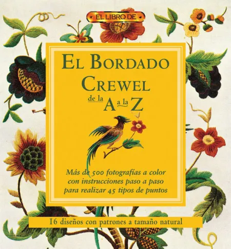 Libro de Bordado de Crewel de la a a la Z, el