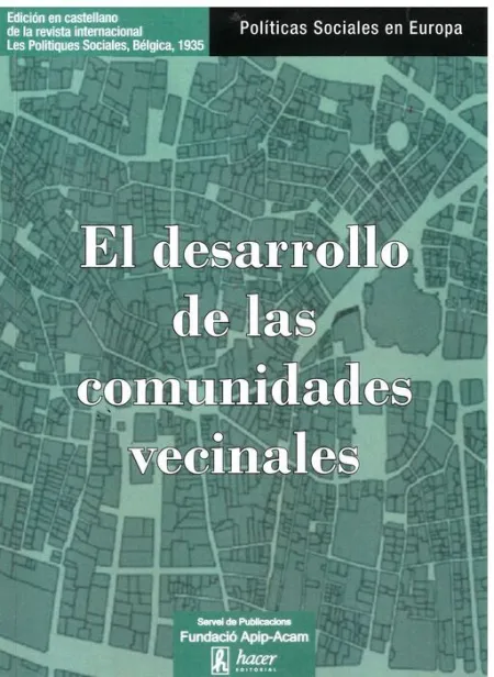 El Desarrollo de las Comunidades Vecinales