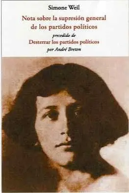 Nota Sobre la Supresión General de los Partidos Políticos