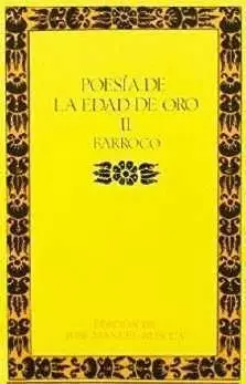 Poesia Edad de Oro Ii Barroco