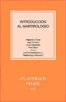 Introducciã?Â³N Al Martirologio