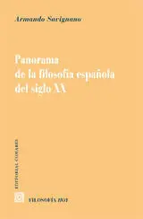 Panorama de la Filosofia Espaã?Â?Ola del Siglo Xx