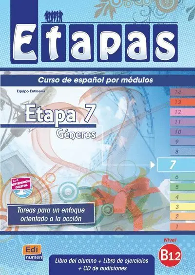 Etapas B1. 2 Libro Alumno + Ejercicios + C. d ( Etapa 7, Generos )