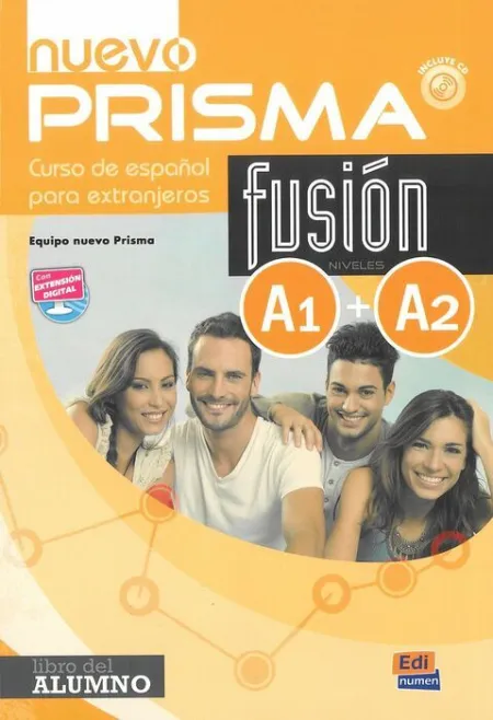 Nuevo Prisma Fusion A1 + A2 Libro del Alumno Cd