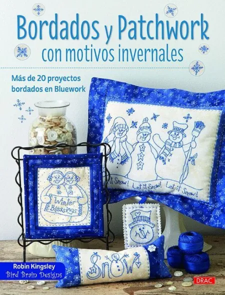 Bordados y Patchwork con Motivos Invernales