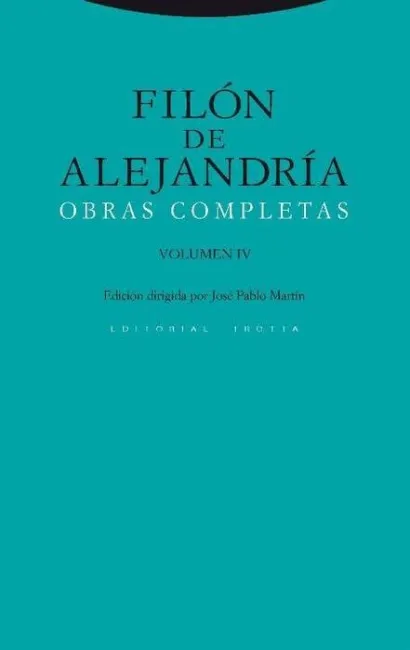 T4 Filon de Alejandria Obras Completas