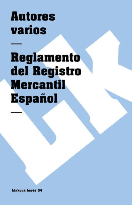 Reglamento del Registro Mercantil Español