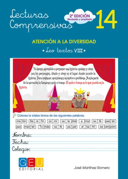 019 N14 Lecturas Comprensivas 14 -Atencion a la Diversidad. Leo Textos Viii