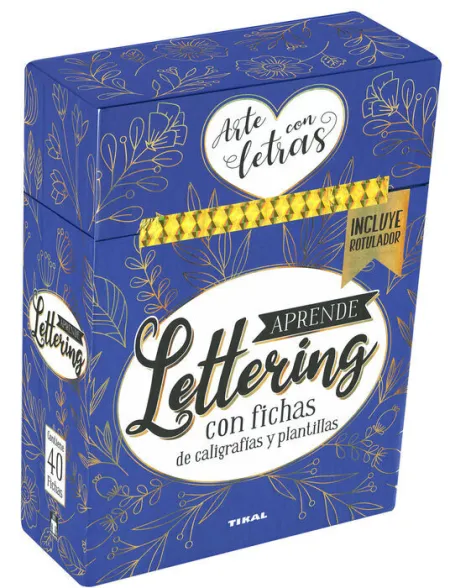 Aprende Lettering. Con Fichas de Caligrafias y Plantillas Ref. 054-08