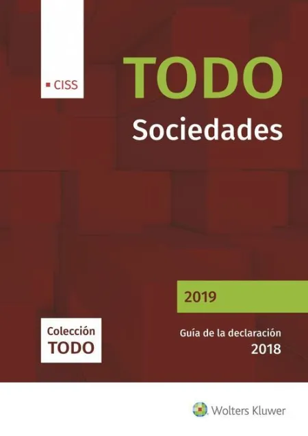 019 Todo Sociedades. Guía de la Declaración 2018