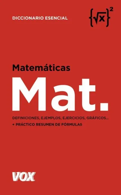 Matemáticas -Diccionario Esencial