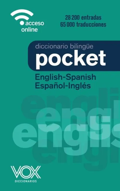 023 Diccionario Pocket English-Spanish / Español-Inglés